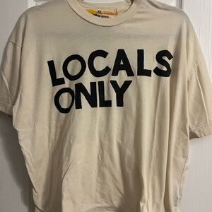 Aviator Nation Locals Only Cream T-Shirt